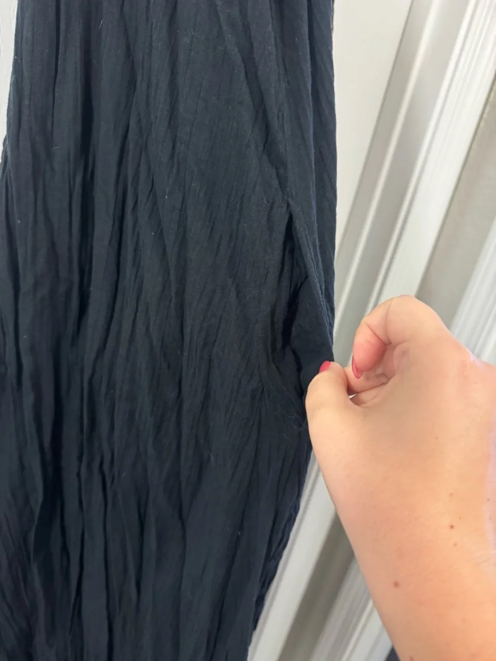 Elan Maxi Dress with Pockets - Black - Picture 6 of 13
